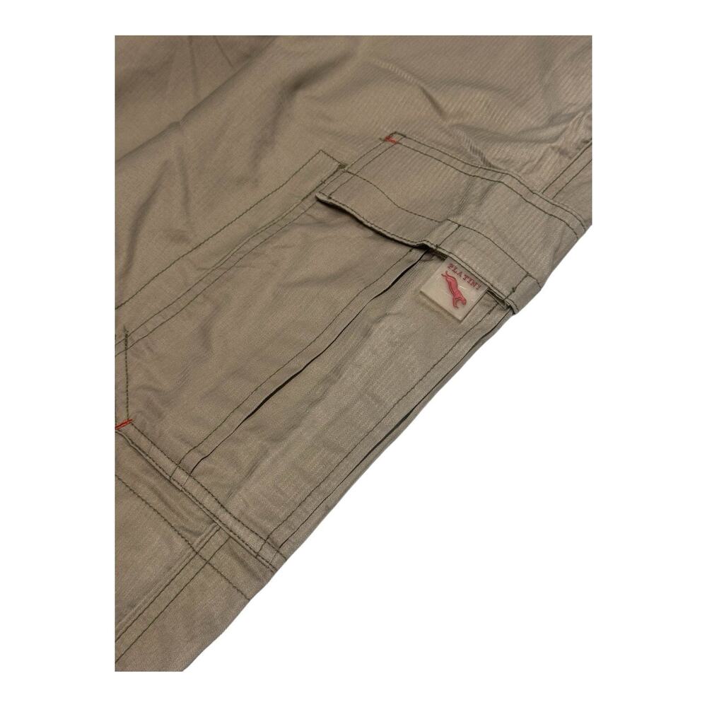 NWT Platini Jeans Cougar Men's Tan 42/32 Cargo Parachute Pants Gorpcore Outdoor - Picture 3 of 11